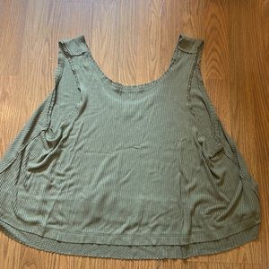 We the free  distressed swing tank